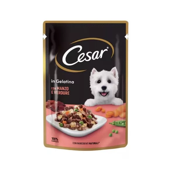 Cesar Plic hrană Beef-vegetable 24x100 g