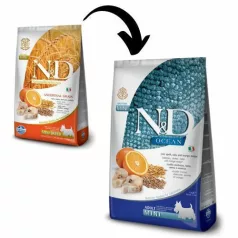   N&D Low Grain Dog Cod & orange hrană pentru câini adulți mini 7kg