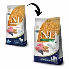   N&D Low Grain Dog Lamb & blueberry hrană pentru câini adulți de talie medie