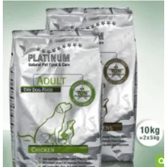 Platinum Adult Duo - 5 kg Pui, 5 kg Carne de porc iberic