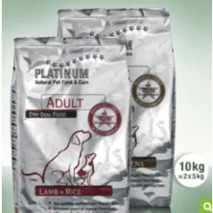   Platinum Natural Adult Duo - 5 kg Carne de miel, 5 kg Carne de porc iberic