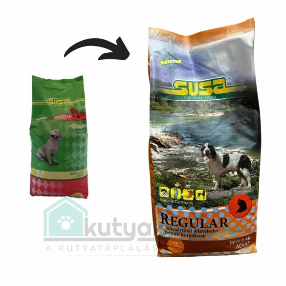 Hrană uscată pentru câini Susa Regular 2x20kg
