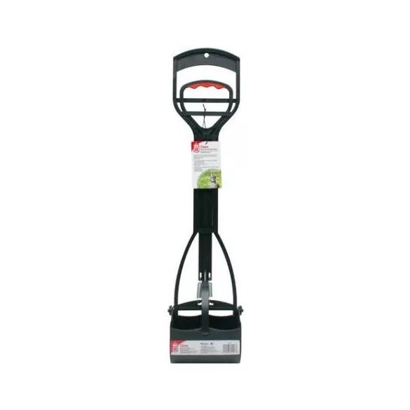 DogIt Clean Jawz excremente colector lopată (negru) cu pietriș, with grass pentru sol 64 cm