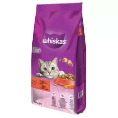 Whiskas hrană uscată pentru pisici Beef  14kg