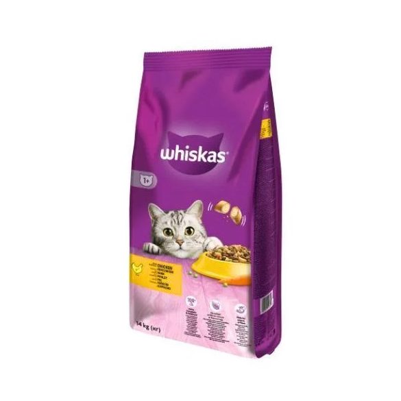 Whiskas hrană uscată pentru pisici Pui 14kg