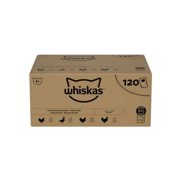 WHISKAS alutasakos Baromfi 120x85g