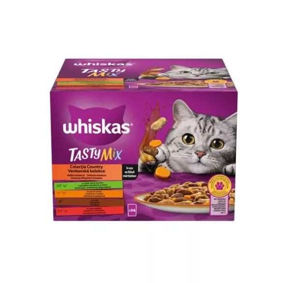 WHISKAS alutasakos Tasty Mix Country 24x85g