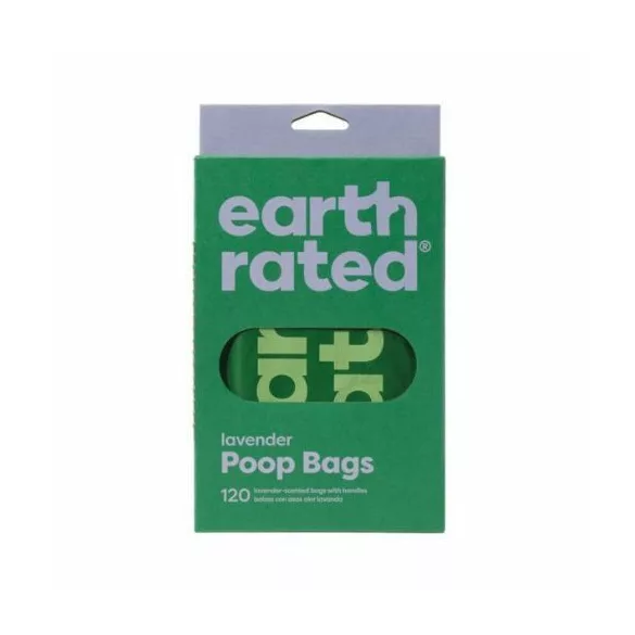 Earth Rated Parfumat, Cu urechi Pungă igienică pachet (120 buc)