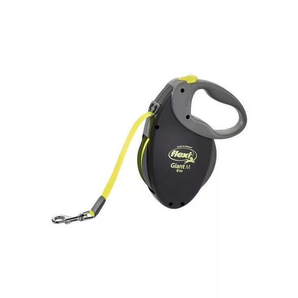 Flexi Giant M Tape 8m până la 25kg Negru-Neo Galben