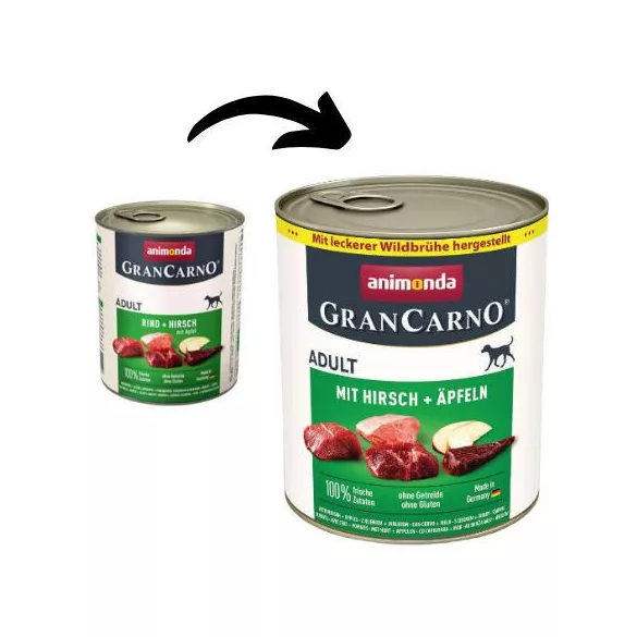 Animonda GranCarno Adult (cerb + măr) 800g