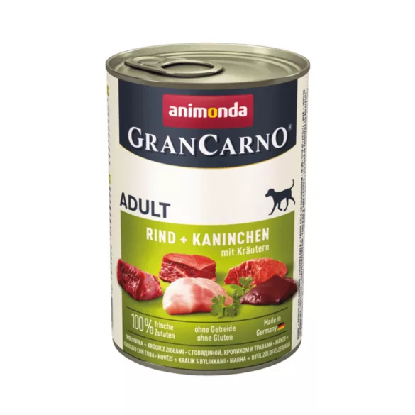 Animonda GranCarno Adult (iepure + condimente) 800g