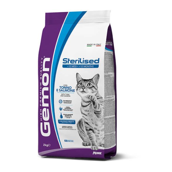 Gemon Cat Sterile Tuna Sterile hrană uscată pentru pisici 7kg