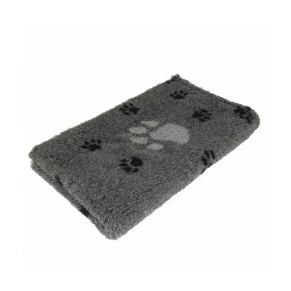 Vetbed antiderapant, delicat la nivelul palatului Hrană pentru câini Dark Grey, 2 modele diferite de labe pentru lăbuțe