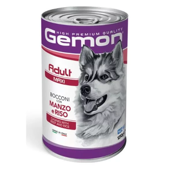 Gemon Dog Adult Maxi conserve de carne de vită