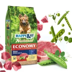 Happy&Fit Natural Economy Adult cu Beef and Vegetables 12kg