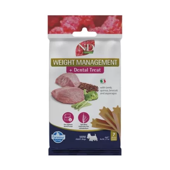 N&D Quinoa Dog Gustare Weight Management Lamb Adult Mini 60g