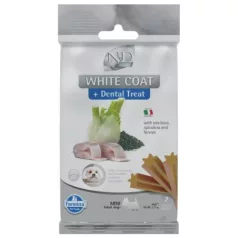  N&D White Dog Gustare Sea Bass, Fennel, Rice & Spirulina Adult Mini 60g