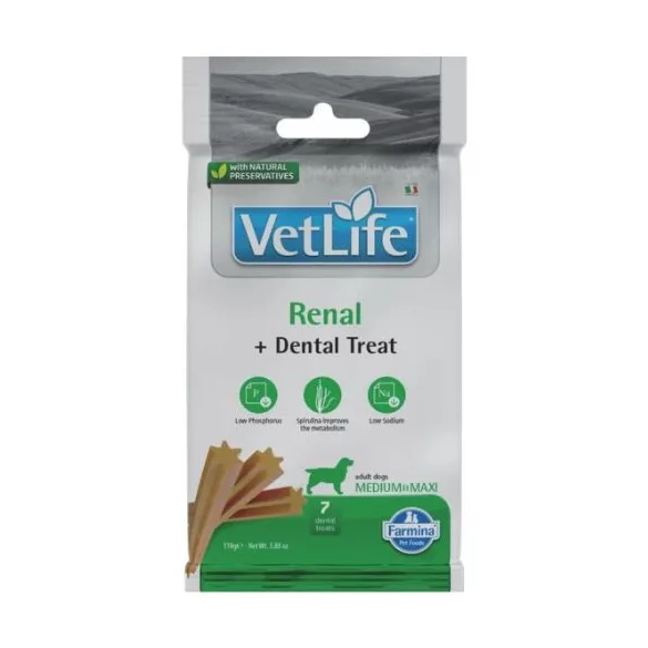 Vet Life Natural Diet Dog Gustare Renal Adult Med&max 100g