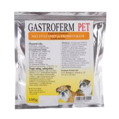 Gastroferm Pet probiotic + pulbere de vitamine 100 g