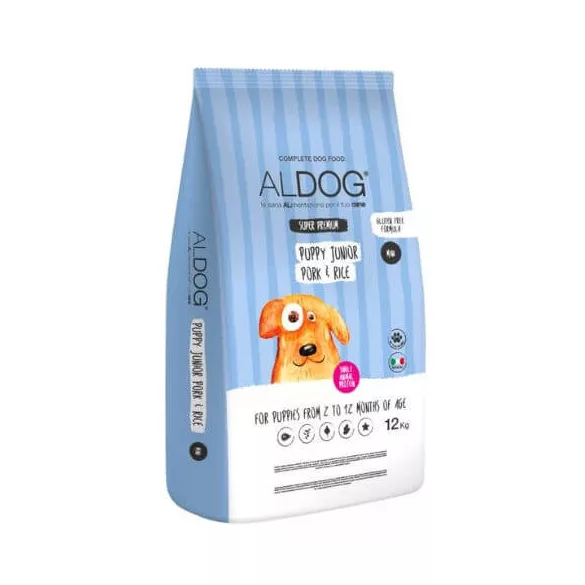 Aldog Puppy-Junior Mini Pork hrană pentru câini 12 kg