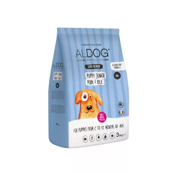 Aldog Puppy-Junior Mini Pork hrană pentru câini 3 kg