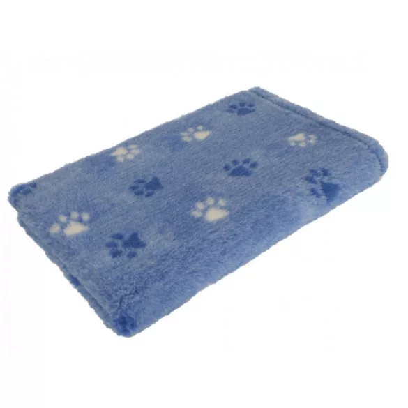 Vetbed Antiderapant, Pentru articulații Culcuș pentru câini Albastru deschis, 2 sortimente lăbuță cu model 75x50 cm