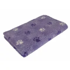   Vetbed antiderapant, delicat la palat pentru câini Alimente pentru câini violet, cu 2 modele de labe de labe