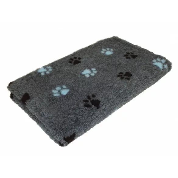 Vetbed Anti-derapant, Gentle on the Palate Dog Food Grey, 2 labe cu model albastru și negru