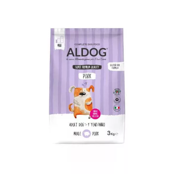 Aldog Adult Mini Pork hrană pentru câini 3 kg