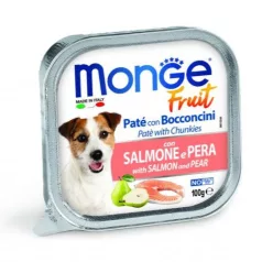 Monge Dog Fruit Pateu & Chunkies Salmon Pear 100 g