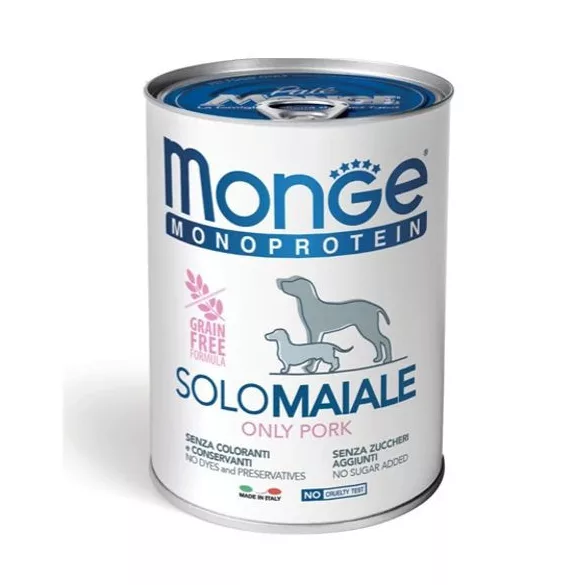 Monge Dog Monoprotein Pateu 100% Pork 400 g