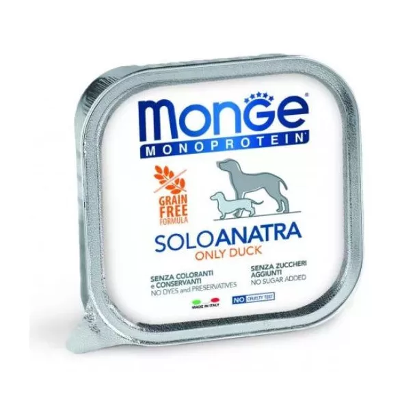Monge Dog Monoprotein Pateu 100% Duck 150 g