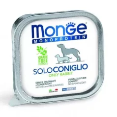 Monge Dog Monoprotein Pateu 100% Rabbit 150 g