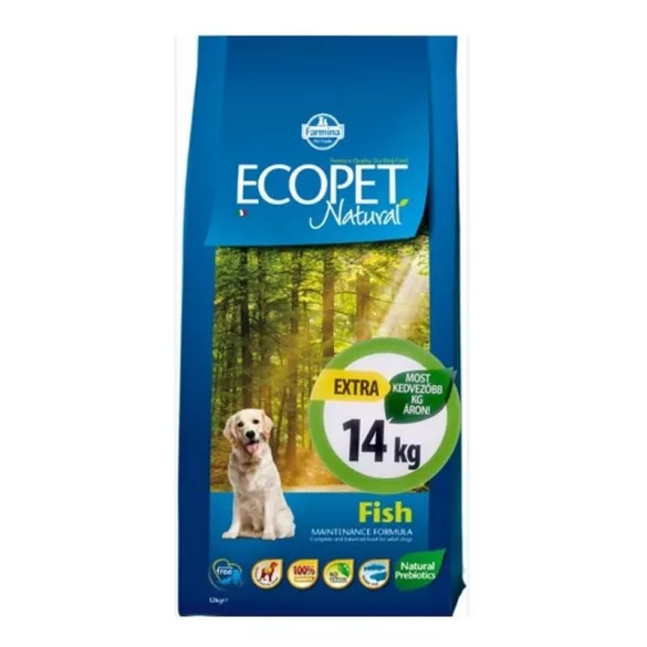 Ecopet Natural Fish Medium hrană pentru câini