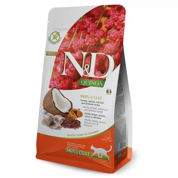 N&D Cat Quinoa Skin & coat hering 300 g