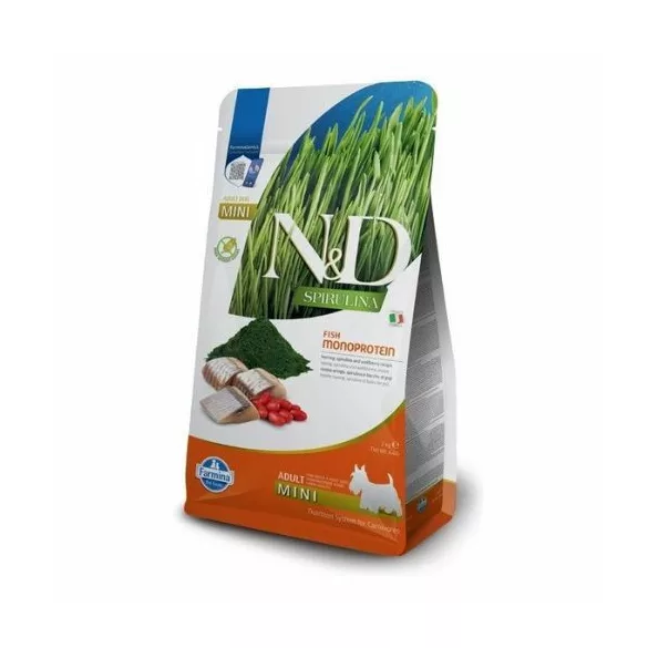N&D Spirulina Dog Herring Adult Mini Dog Food 2kg