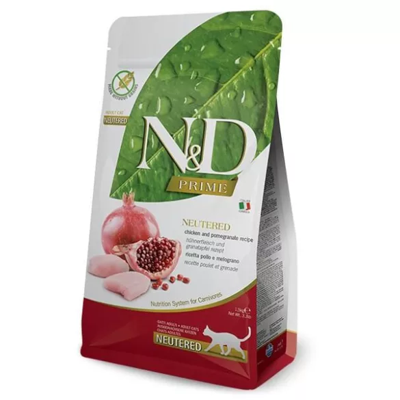 N&D Cat Prime pui și rodie pentru adulți castrați 5 kg Grainfree 5kg