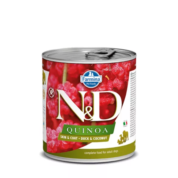 N&D Dog Quinoa Quinoa conservă de rață și nucă de cocos 285 g