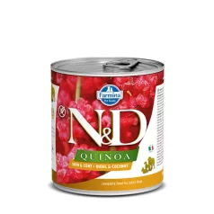   N&D Dog Quinoa pentru câine conservată pentru nucă de cocos 285g