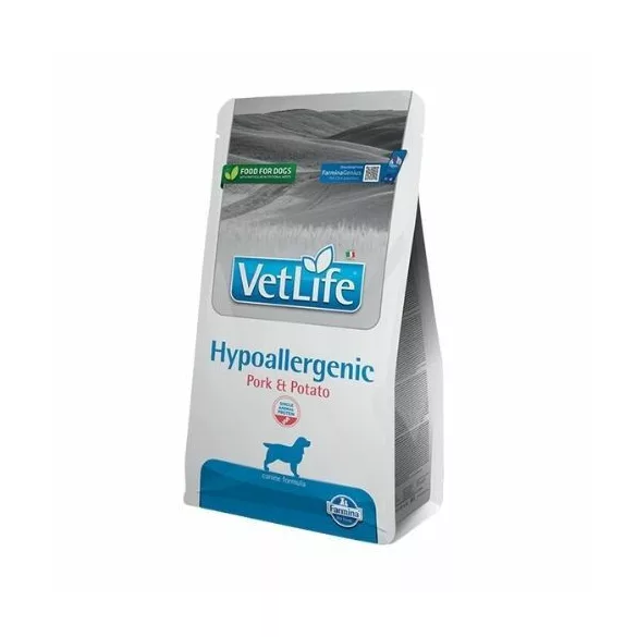 Vet Life Natural Diet câine hipoalergenic porc și cartofi 12kg