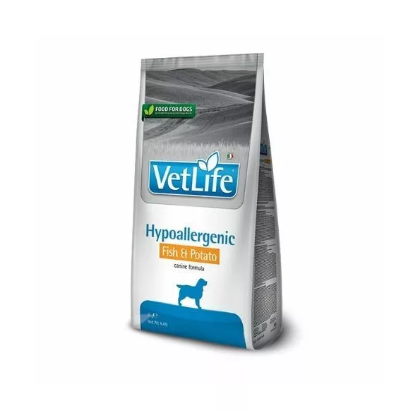 Vet Life Natural Diet Dog Hypoallergenic Fish & Potato 12kg