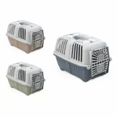   Pratiko 2 Plastic Cu ușă din plastic Cușcă de transport 55x36x36 cm