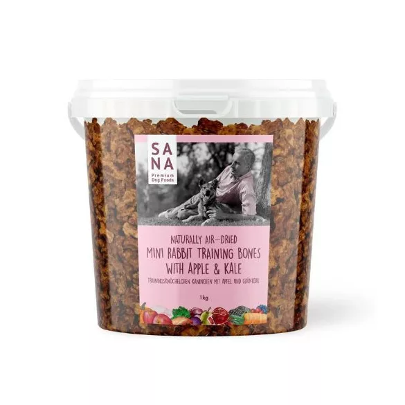 SANAdog rabbit Gustare recompensă pentru antrenament cu mere și varză 1kg