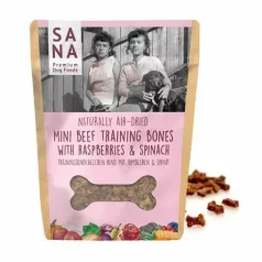   SANAdog Snack de recompensă pentru antrenament din carne de vită cu zmeură și spanac 100g