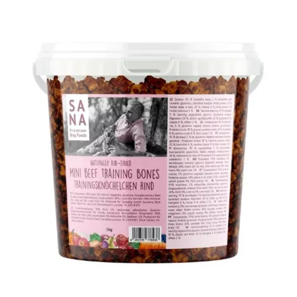 SANAdog Mini recompense de antrenament cu vită 1kg