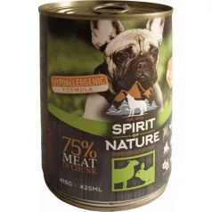   Spirit of Nature Conservă pentru câini cu miel și iepure 415gr 