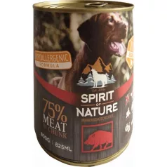   Spirit of Nature Conservă pentru câini cu carne de mistreț sălbatic 800gr 