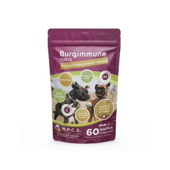 Burgimmune FORTE Premium - Tablete pentru Întărirea Sistemului Imunitar 60 buc