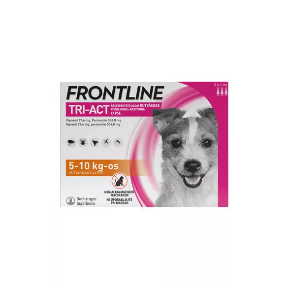 Frontline Tri-Act soluție de irigare nazală pentru câini 3x