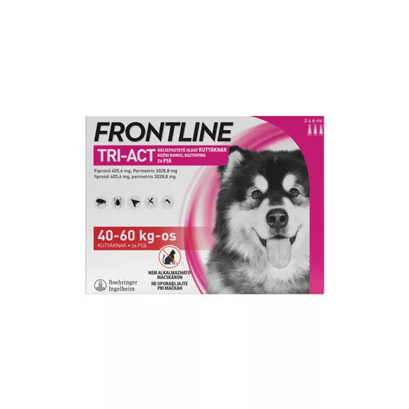 Frontline Tri-Act soluție de irigare nazală pentru câini 3x